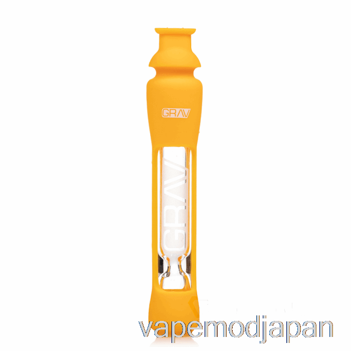Vape Japan Grav 12mm テイスター シリコンスキン付き マスタードイエロー